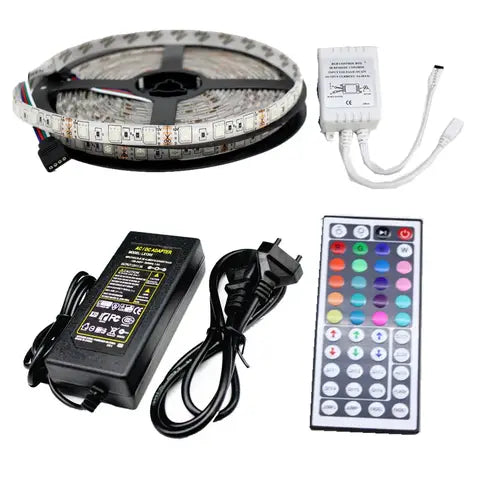 RGB LED Strip Light 5M with Remote – Color-Changing Accent Lighting
