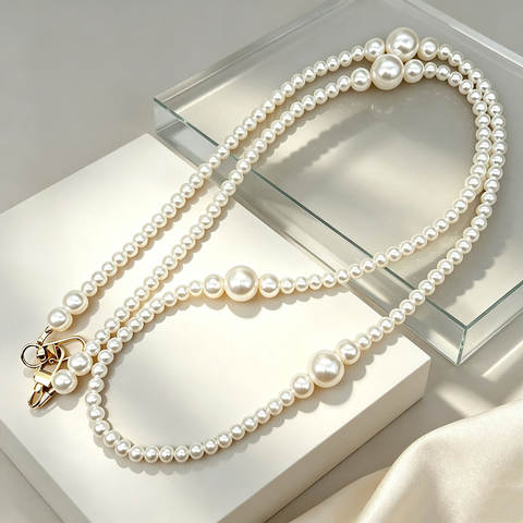 Beaded Crossbody Phone Lanyard – Y2K Crystal Phone Strap