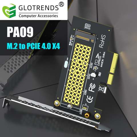 NVMe M.2 to PCIe x16/x4 Adapter Card (M-key NVMe only)