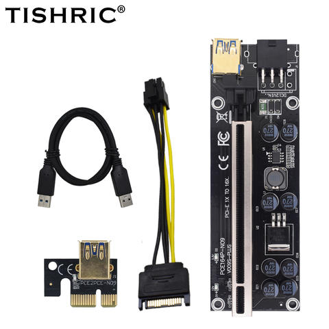 PCIe x1 to x16 USB 3.0 Powered Riser (VER009S class)