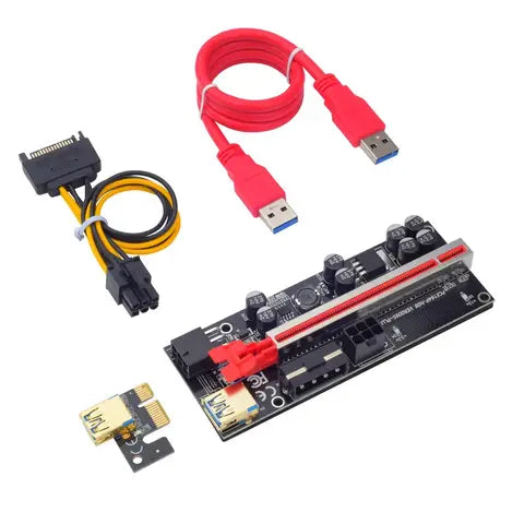 PCIe x1 to x16 USB 3.0 Powered Riser (VER009S class)