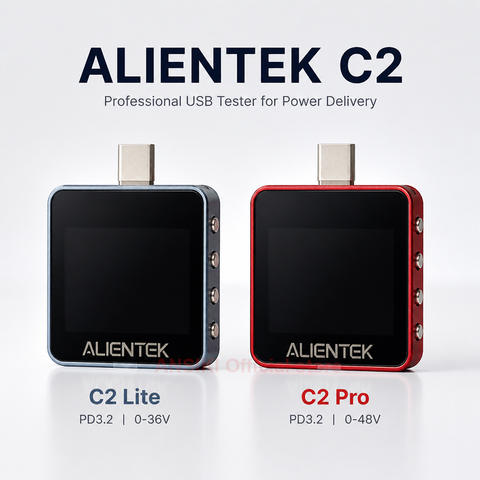 ALIENTEK USB Tester C2 (PD3.2 / QC / PPS Fast-Charge Protocol Tester)