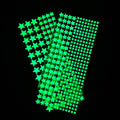 Glow in the Dark Stars Ceiling Set, Multi-Size Luminous Galaxy Decals
