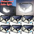Solar Motion Sensor Flood Lights 4-Pack – 100 LED Outdoor Waterproof