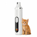 Dog Nail Grinder Electric Rechargeable Low-Noise Pet Nail Trimmer LED Display