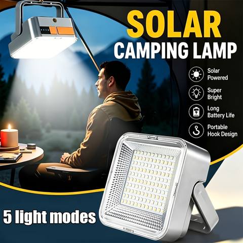 Rechargeable COB LED Camping Lantern Portable Dimmable Waterproof Tent Light
