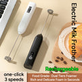 USB-C Rechargeable Milk Frother Wand, 3-Speed Handheld Coffee Foamer