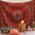 Indian Mandala Boho Wall Tapestry, Hippie Wall Hanging Bedspread