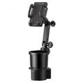 Car Cup Holder Phone Mount Expander, 360° Adjustable Cradle for Smartphones