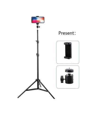 63-inch Selfie Stick Tripod w/ Wireless Remote & Phone Holder, Foldable Travel Stand