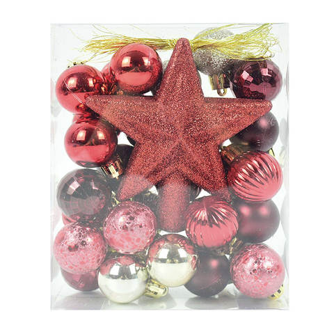 Shatterproof Christmas Ball Ornaments, 30-Pack