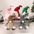 Set of 2 Christmas Gnome Plush Dolls - Scandinavian Tomte Shelf Sitters