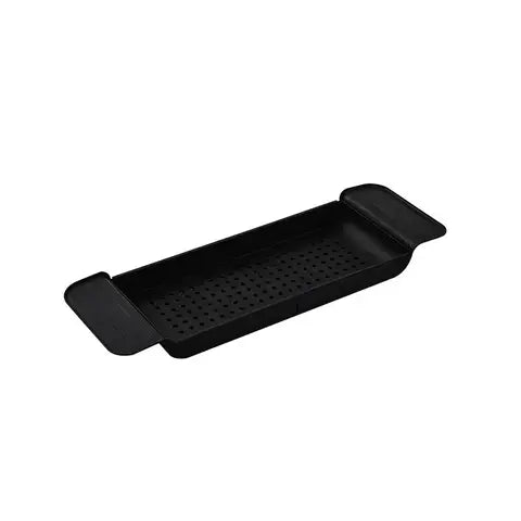 Bamboo Bathtub Tray, Extendable Bath Caddy Shelf with Rack