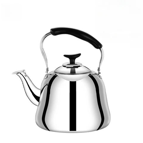 Stainless Steel Whistling Tea Kettle with Infuser, Stovetop Hot Water Kettle
