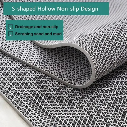Non-Slip Bath Mat, Textured PVC Bathroom Tub Mat