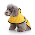 Adjustable Waterproof Dog Raincoat with Reflective Trim