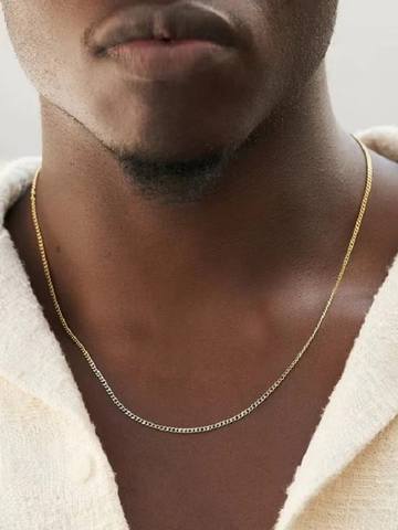 Unisex Stainless Steel Cuban Link Chain Necklace
