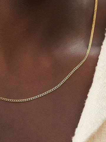 Unisex Stainless Steel Cuban Link Chain Necklace