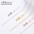 Adjustable Layered Pendant Necklace, Stainless Steel Choker Style