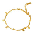 Stainless Steel Bohemian Anklet, Layered Beach Ankle Chain